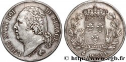 2 francs Louis XVIII 1823 Bayonne F.257/47 AU