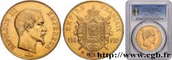 100 francs or Napoléon III tête nue 1858 Paris F.550/5