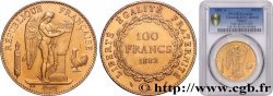 100 francs or Génie, tranche inscrite en relief Dieu protège la France 1882 Paris F.552/5