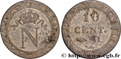 10 cent. à l N couronnée 1810 Limoges F.130/22