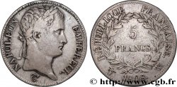 5 francs Napoléon Empereur, République française 1808 Lille F.306/15