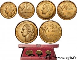 Lot des trois Essais de 10, 20 et 50 francs Guiraud 1950 Paris F.363/1