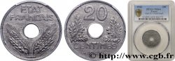 20 centimes État français 1942  F.153/4