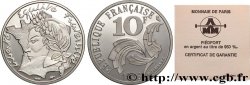 Piéfort Argent de 10 francs Jimenez, Belle Épreuve 1986 GEM.194 P1