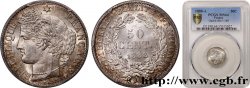 50 centimes Cérès, Troisième République 1888 Paris F.189/13