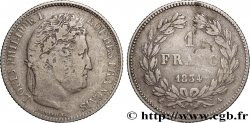 1 franc Louis-Philippe, couronne de chêne, Frappe Médaille 1834 Paris F.210/27 var. F