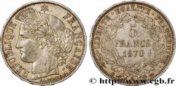 5 francs Cérès, avec légende 1870 Paris F.333/1