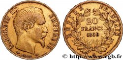 20 francs or Napoléon III, tête nue 1859 Paris F.531/15