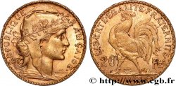 20 francs or Coq, Dieu protège la France 1905 Paris F.534/10