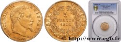 5 francs or Napoléon III, tête laurée 1866 Paris F.502/9