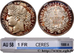 1 franc Cérès, IIIe République 1888 Paris F.216/10