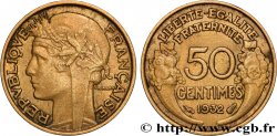 50 centimes Morlon, sans raisin ni fruit, 9 et 2 ouverts 1932 F.192/8