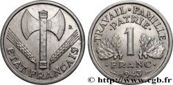 1 franc Francisque, légère 1943 F.223/3