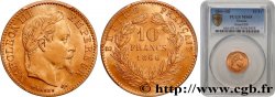 10 francs or Napoléon III, tête laurée 1866 Strasbourg F.507A/14