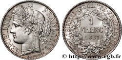 1 franc Cérès, IIIe République 1887 Paris F.216/9