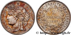 2 francs Cérès, avec légende 1881 Paris F.265/12
