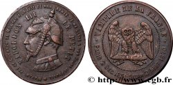 Médaille satirique Cu 32, type C “Chouette monétaire” 1870 Schw.C5b