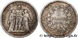5 francs Hercule 1871 Paris F.334/2