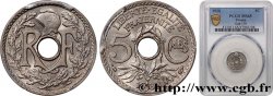 5 centimes Lindauer, petit module 1938 Paris F.122/21
