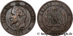 Dix centimes Napoléon III, tête laurée 1862 Bordeaux F.134/9