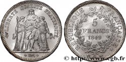 5 francs Hercule, IIe République 1849 Paris F.326/5