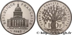 Piéfort Belle Épreuve Argent de 100 francs Panthéon 1982 Pessac GEM.232 P1 FDC