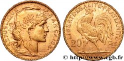 20 francs or Coq, Dieu protège la France 1905 Paris F.534/10