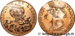 Essai de 10 francs Conquête de l’Espace, tranche B 1983 Pessac F.367/1 MS