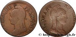 Cinq centimes Dupré, grand module, incuse du droit n.d. - F.115/-
