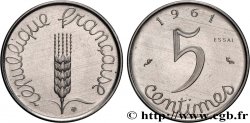 Essai de 5 centimes Épi 1961 Paris F.124/2 MS