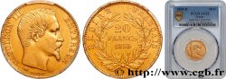 20 francs or Napoléon III, tête nue 1855 Lyon F.531/7