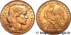 20 francs or Coq, Liberté Égalité Fraternité 1912 Paris F.535/6