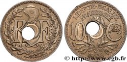 10 centimes Lindauer, perforation décentrée 1938  F.138/25 var. SUP+