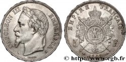 5 francs Napoléon III, tête laurée 1868 Paris F.331/12 AU