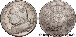 5 francs Louis XVIII, buste habillé 1814 Toulouse F.308/9