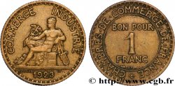 1 franc Chambres de Commerce 1923 Paris F.218/5