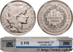 5 francs La Marianne de Chaplain 2000 Paris F.354/1