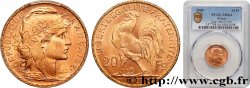 20 francs or Coq, Dieu protège la France 1905 Paris F.534/10
