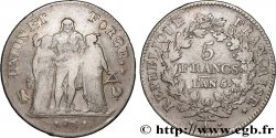 5 francs Union et Force, Union serré, avec glands intérieurs et gland extérieur 1798 Paris F.288/37