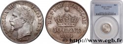 50 centimes Napoléon III, tête laurée 1864 Paris F.188/2