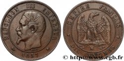 Dix centimes Napoléon III, tête nue 1857 Marseille F.133/45