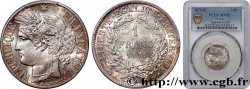 1 franc Cérès, IIIe République 1871 Bordeaux F.216/3