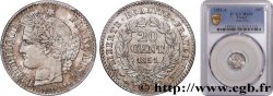 20 centimes Cérès, IIe République 1851 Paris F.146/7