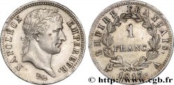 1 franc Napoléon Ier tête laurée, Empire français 1813 Paris F.205/58