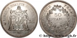 Piéfort Argent de 50 francs Hercule 1980 Pessac GEM.223 P1