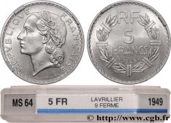 5 francs Lavrillier, aluminium 1949 F.339/17
