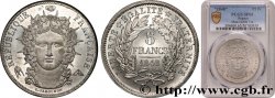 Concours de 5 francs, essai en étain par Farochon, deuxième concours 1848 Paris Maz.1280 b FDC65 PCGS