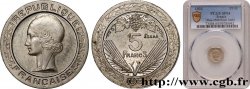 Concours de 5 francs, essai de Vézien, petit module, en maillechort 1933 Paris GEM.139 5