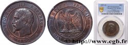 Dix centimes Napoléon III, tête nue 1853 Bordeaux F.133/7