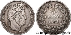 5 francs IIe type Domard 1833 Rouen F.324/15